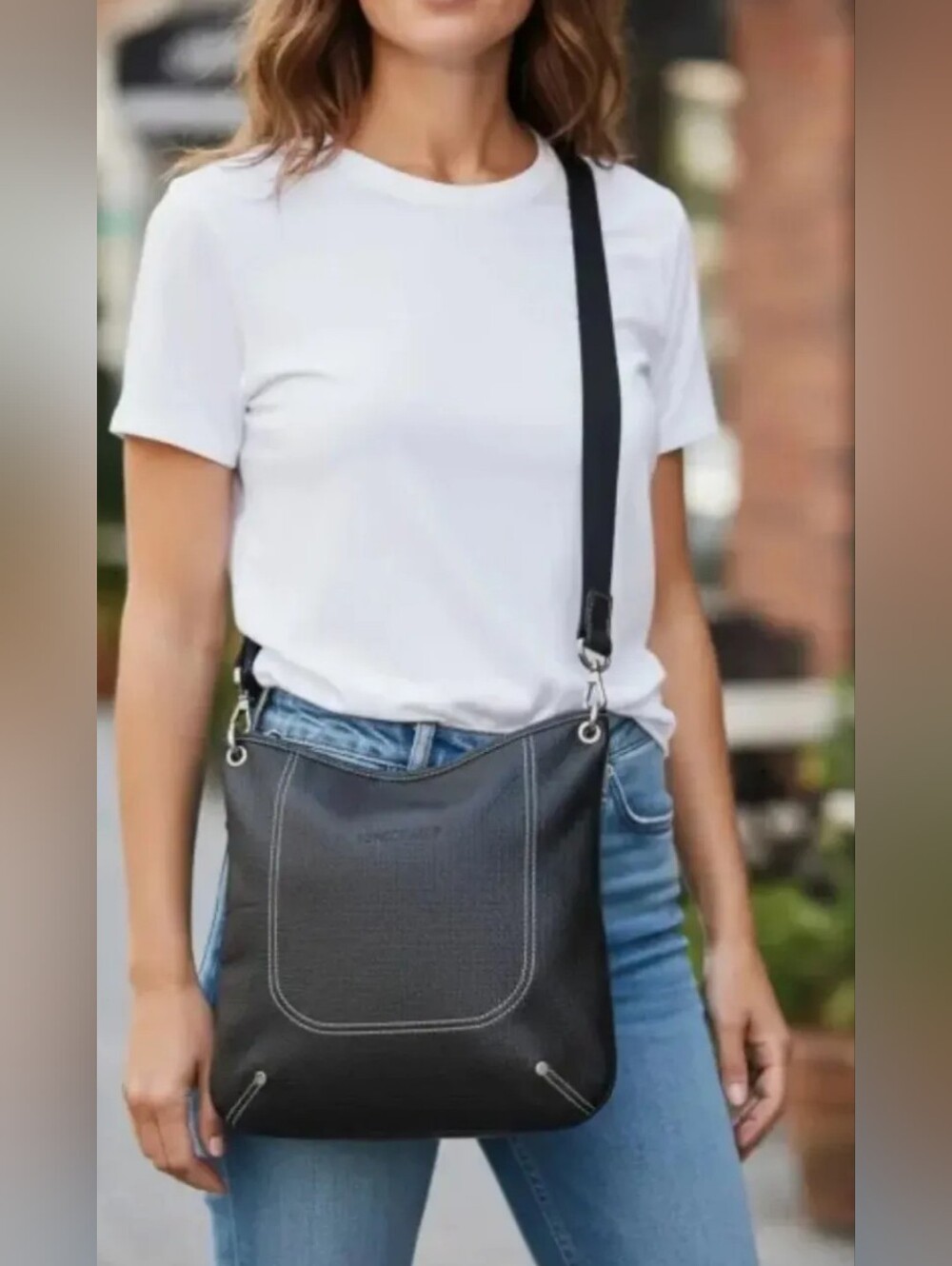 Longchamp Black Crossbody Bag